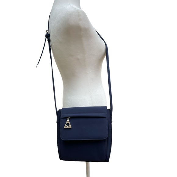 Jennifer Moore Crossbody Bag Purse Navy Blue - Picture 1 of 13